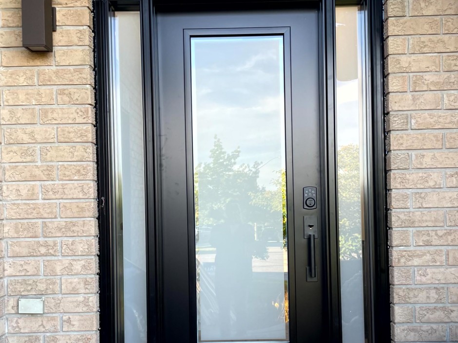 Modern Entry Door with Sidelights