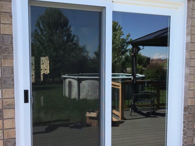 White Patio Sliding Door