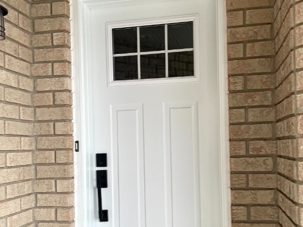 Classic White Entry Door