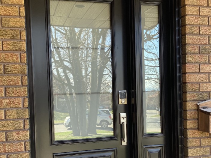 Sleek Black Entryway Upgrade